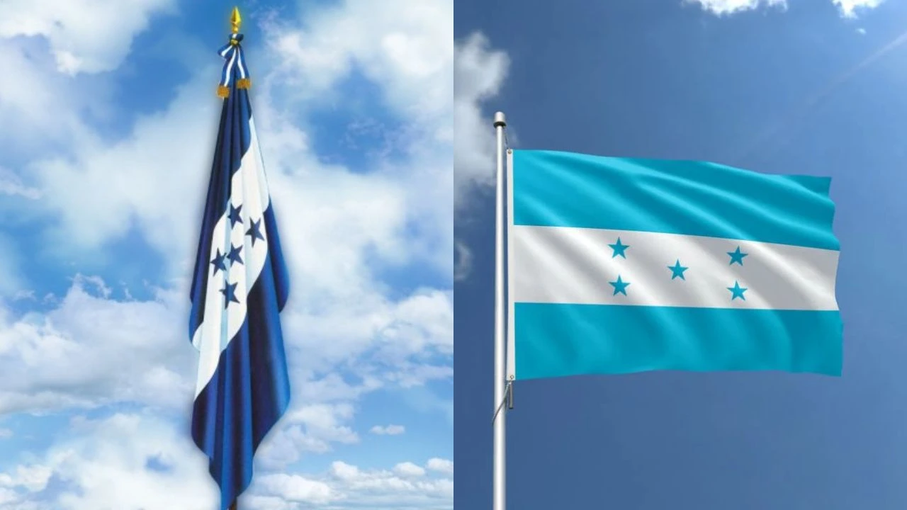 Imagen de Color original de la bandera de Honduras: ¿Cuál es, por qué vuelve el azul marino?