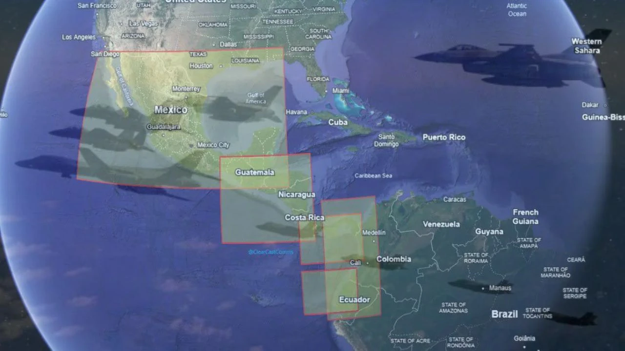 EEUU advierte sobre ‘actividad militar’ en espacio aéreo de México y Centroamérica