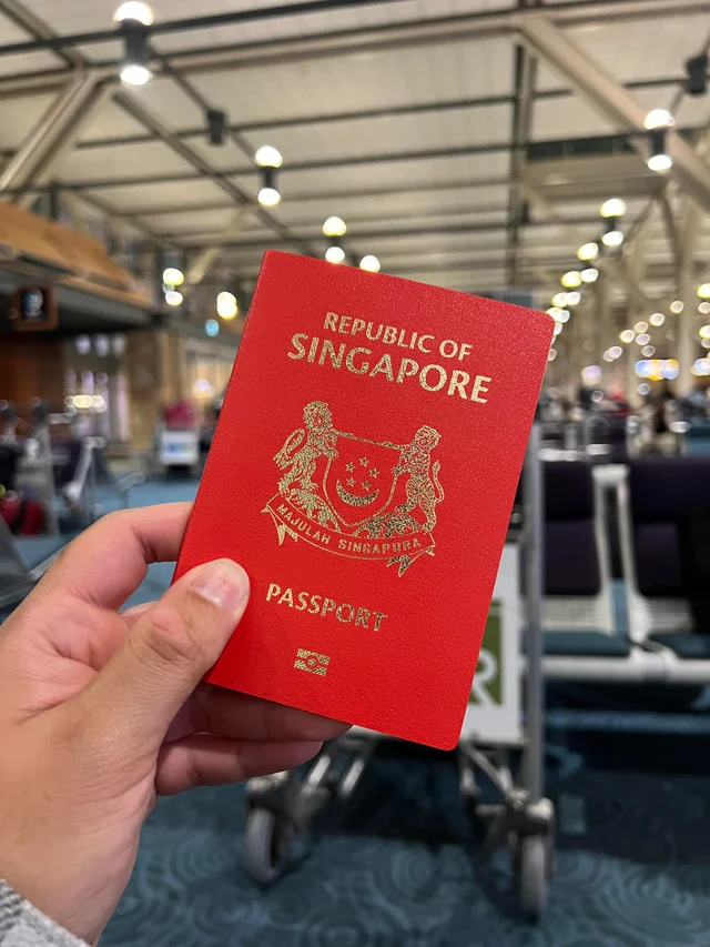 Pasaporte Singapur.