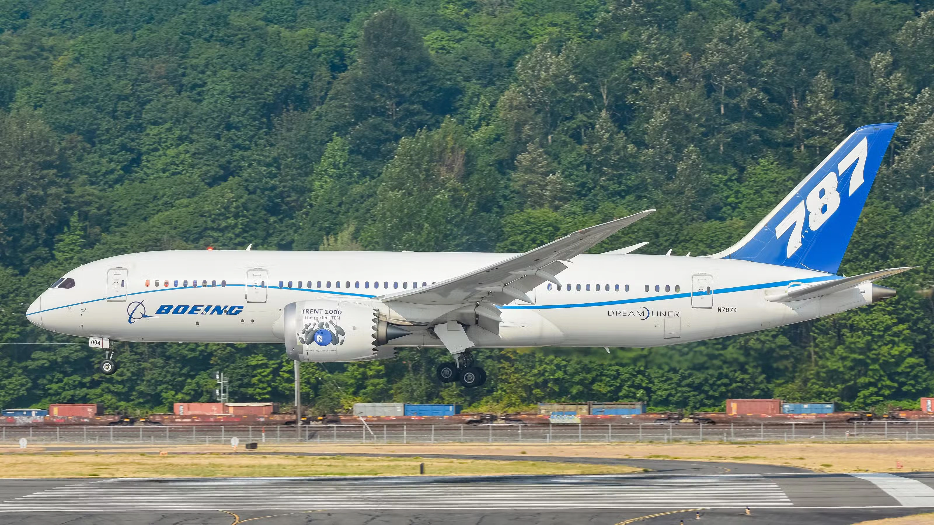 Imagen de referencia de un Boeing 787-8 Dreamliner.