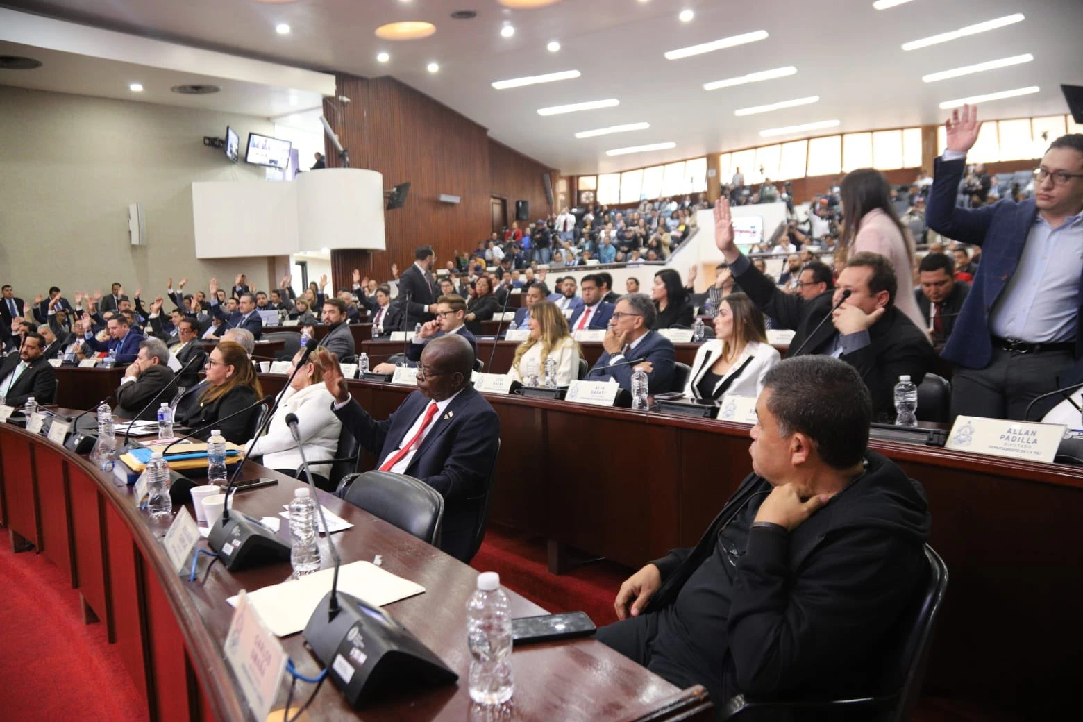 Diputados en el Congreso Nacional.