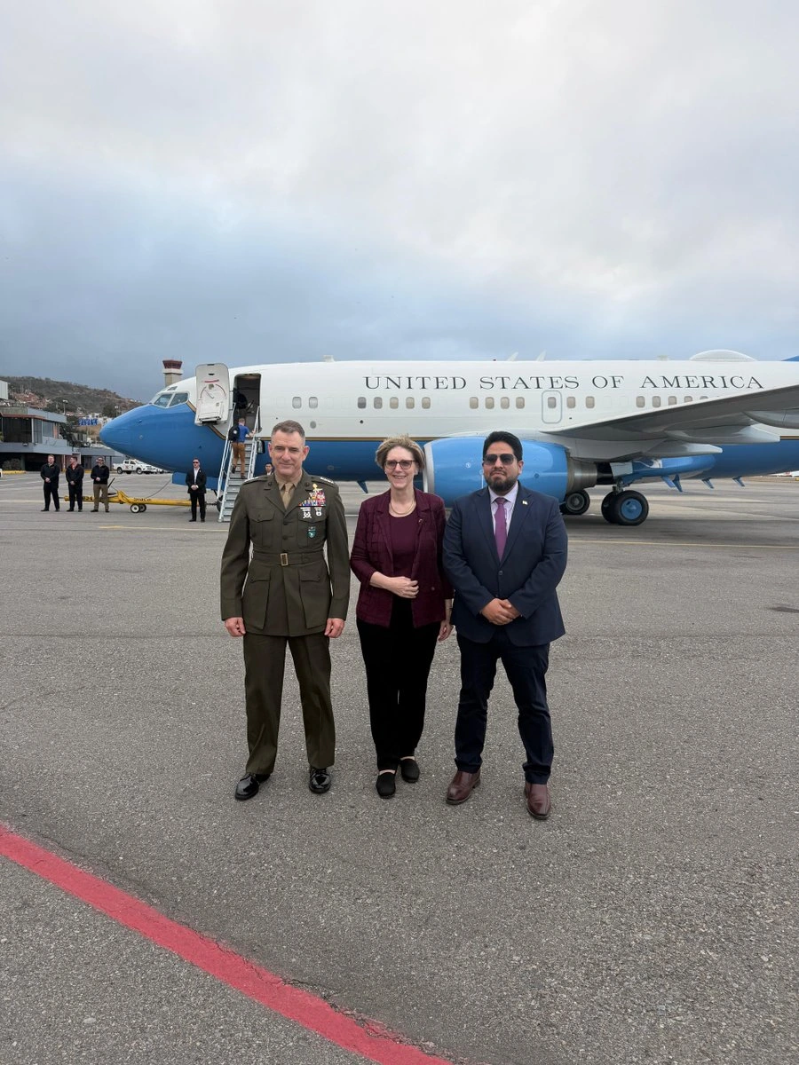 Francis Donovan en su llegada a Venezuela.
