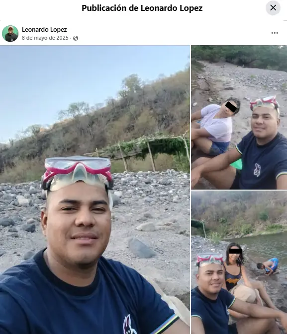 Fotos de Leonardo, policía víctima de enfrentamiento