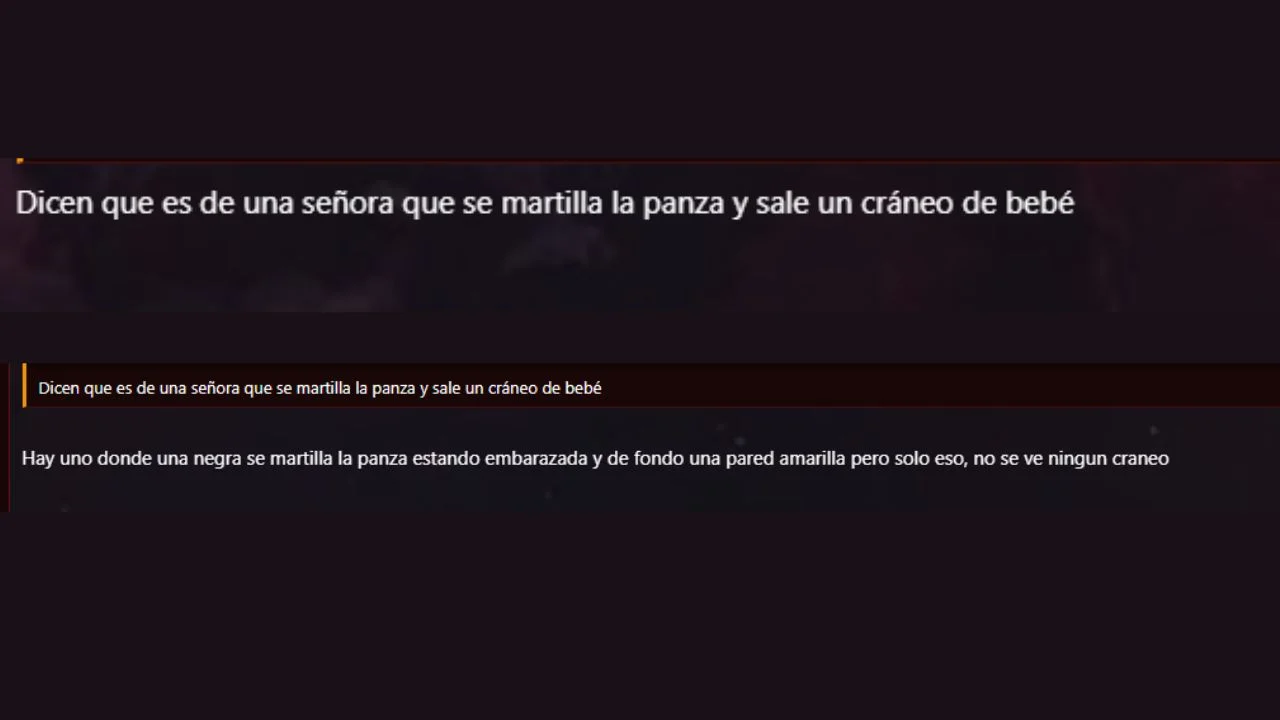Foto de los coemntarios del video titulado como aborto amarillo