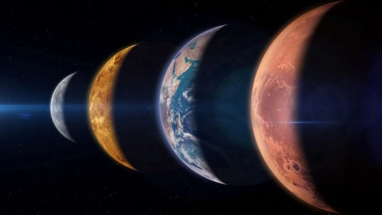 Foto de la alineación planetaria
