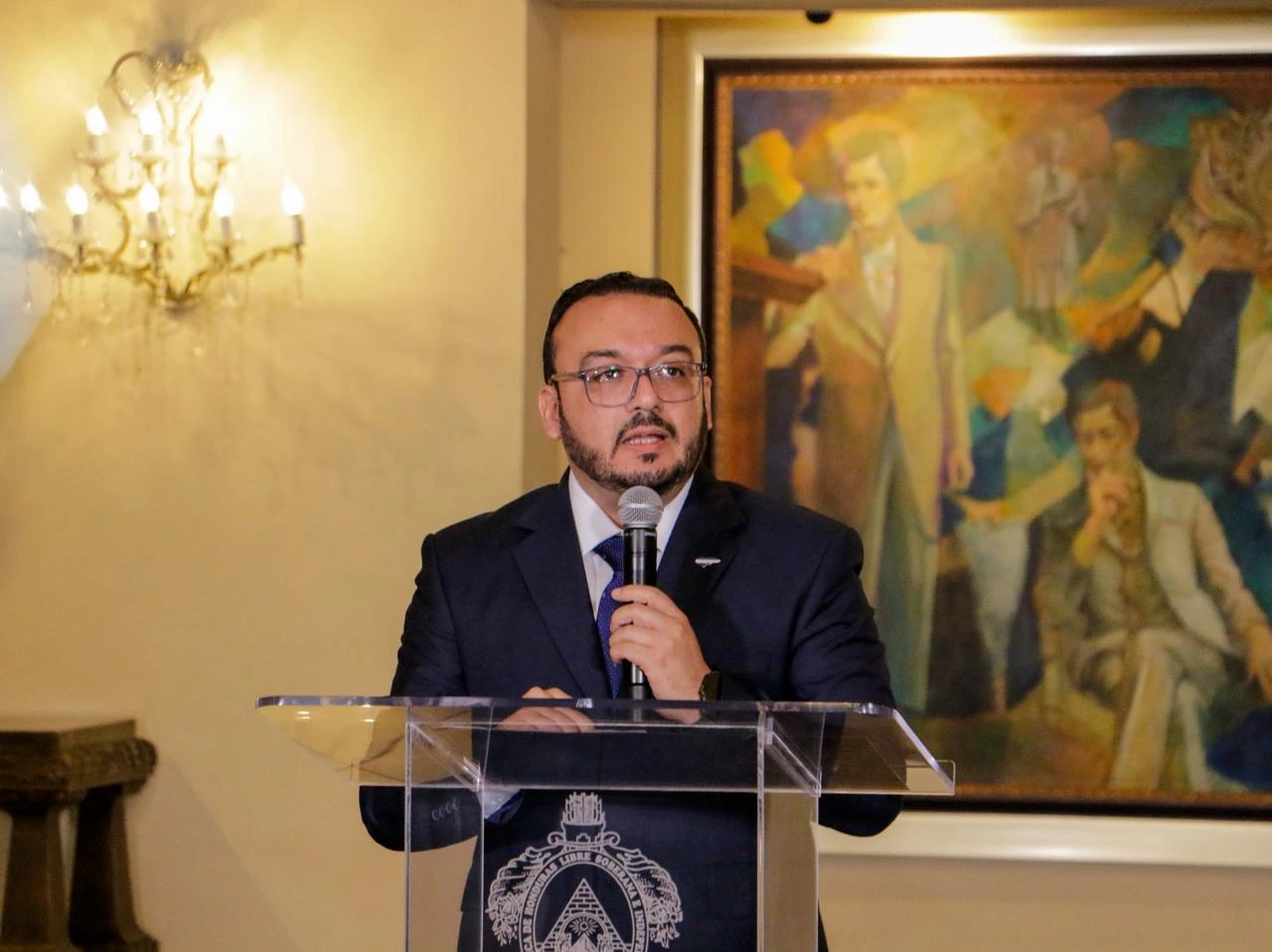 José Augusto Argueta, ministro de Estrategia y Comunicaciones.