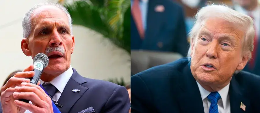 Nasry Asfura y Donald Trump 