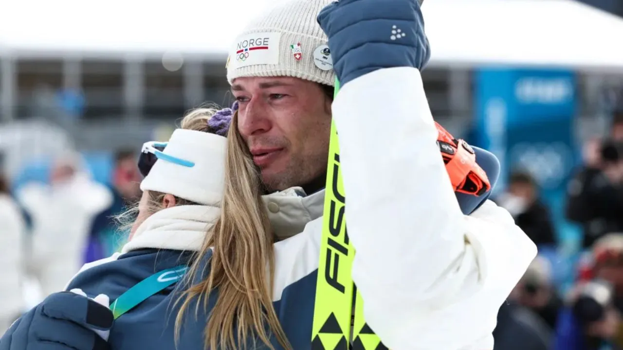 Atleta noruego, Sturla Holm Laegreid.