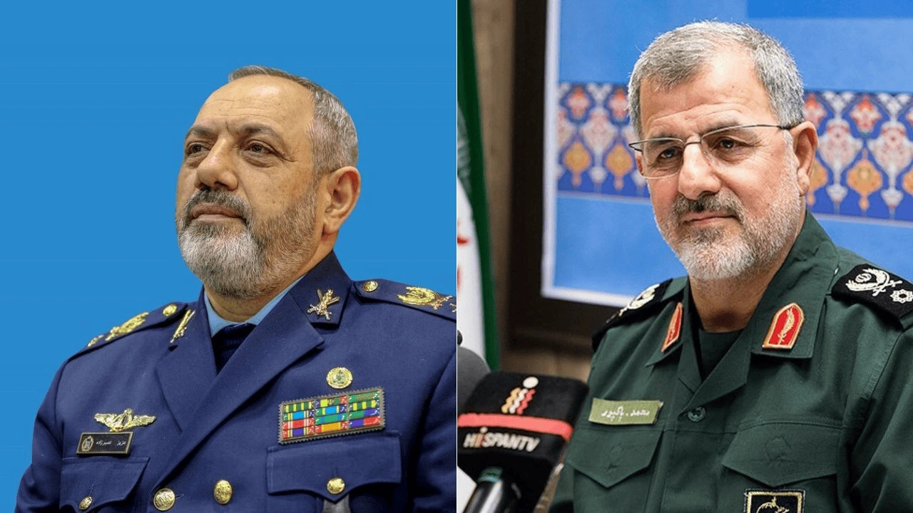 A la izquierda, Nasirzadeh; a la derecha, Pakpur