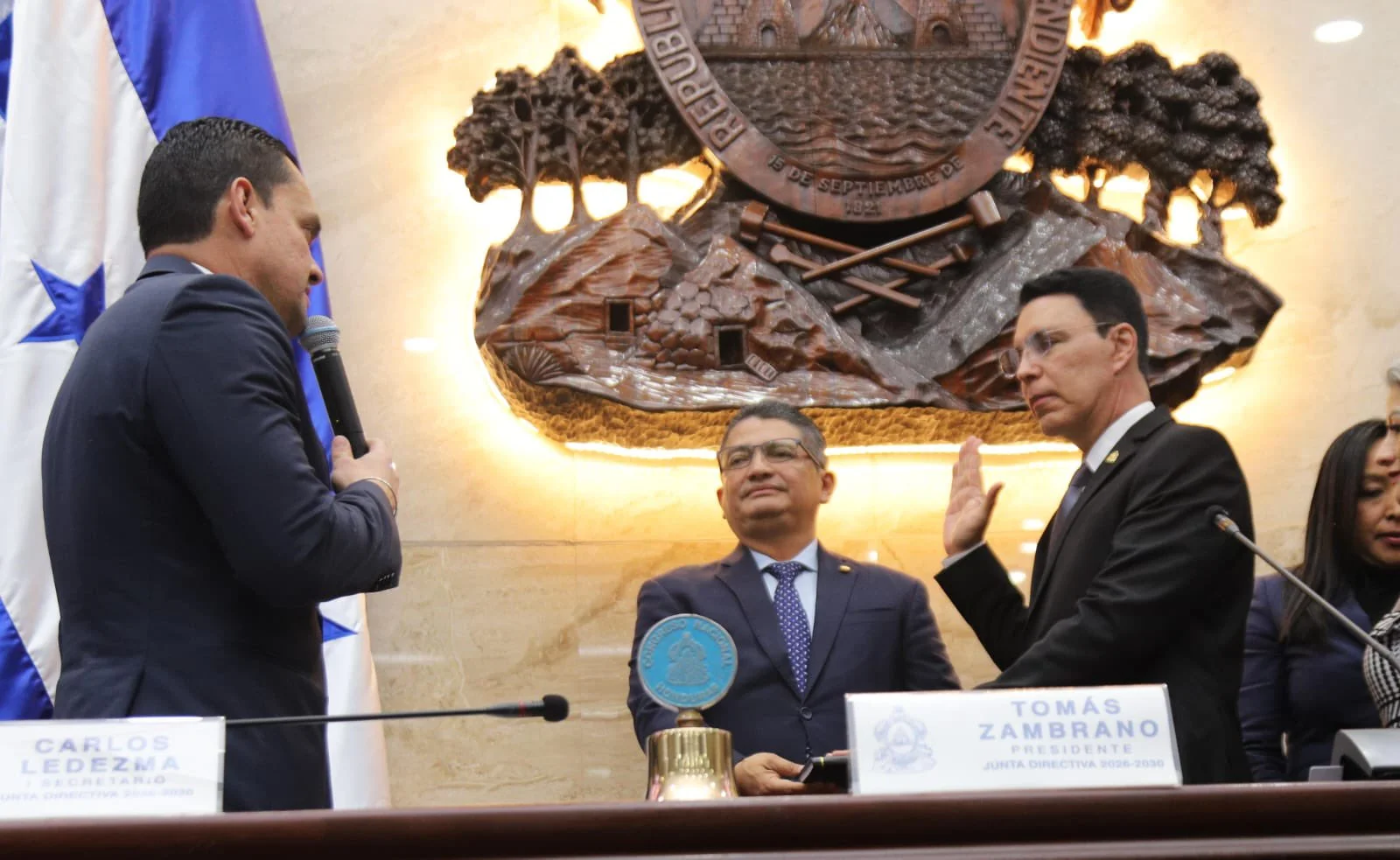 Juramentación de Dagoberto Aspra como procurador general.