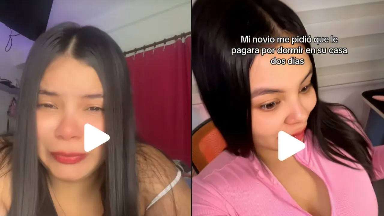 Fotografías de Daniella Infante de videos en TikTok.