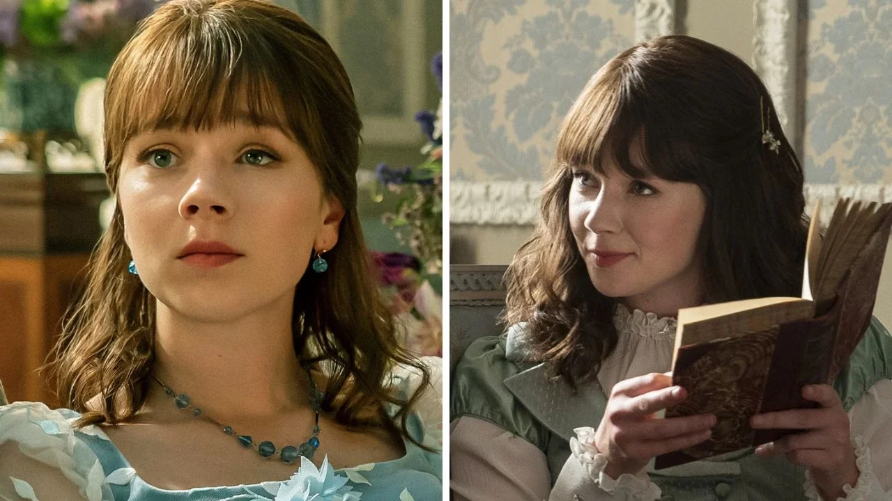 Collage de fotos de Eloise Bridgerton