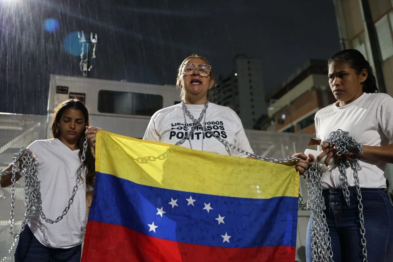 Familiares de presos politícos en Venezuela.
