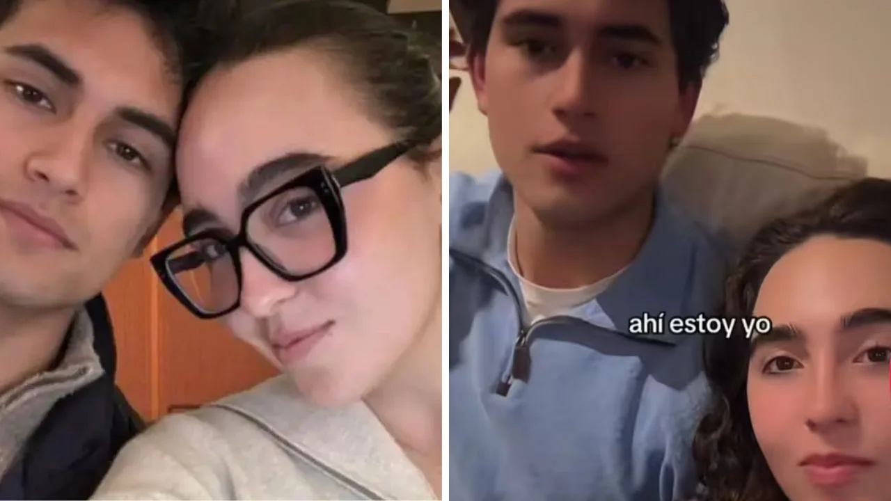 Collage de fotos de Franchesca Montenegro y Adrian Villar