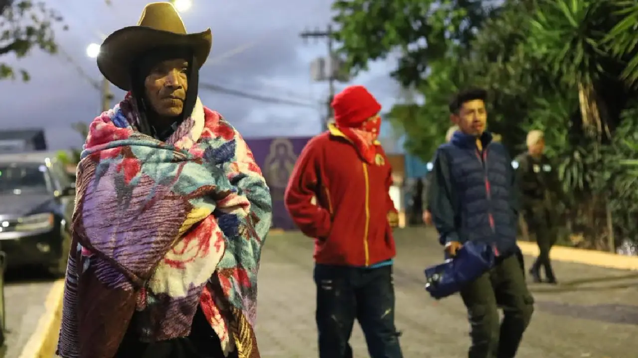 Personas abrigadas durante celebración a la Virgen de Suyapa 