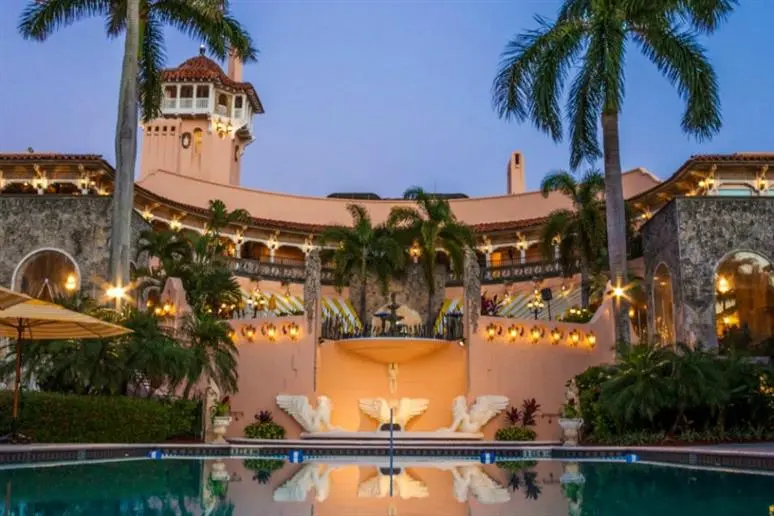 una de las piscinas de Mar a Lago