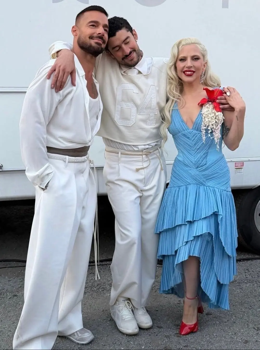 Bad Bunny, Lady Gaga y Ricky Martin