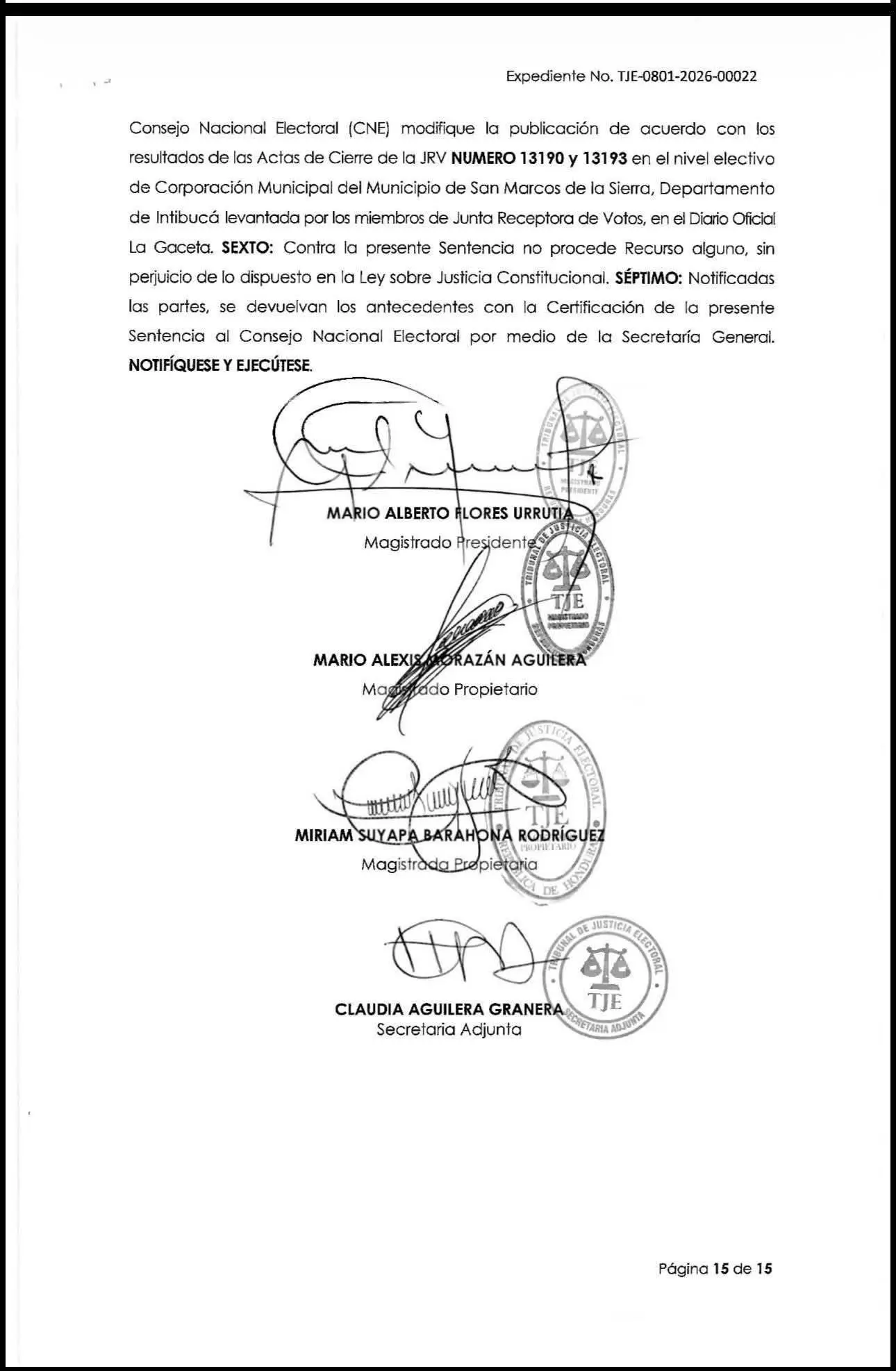 resolución tje