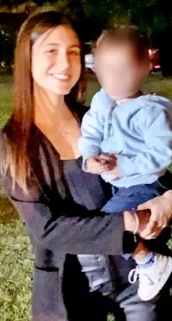 Foto de la joven madre asesinada