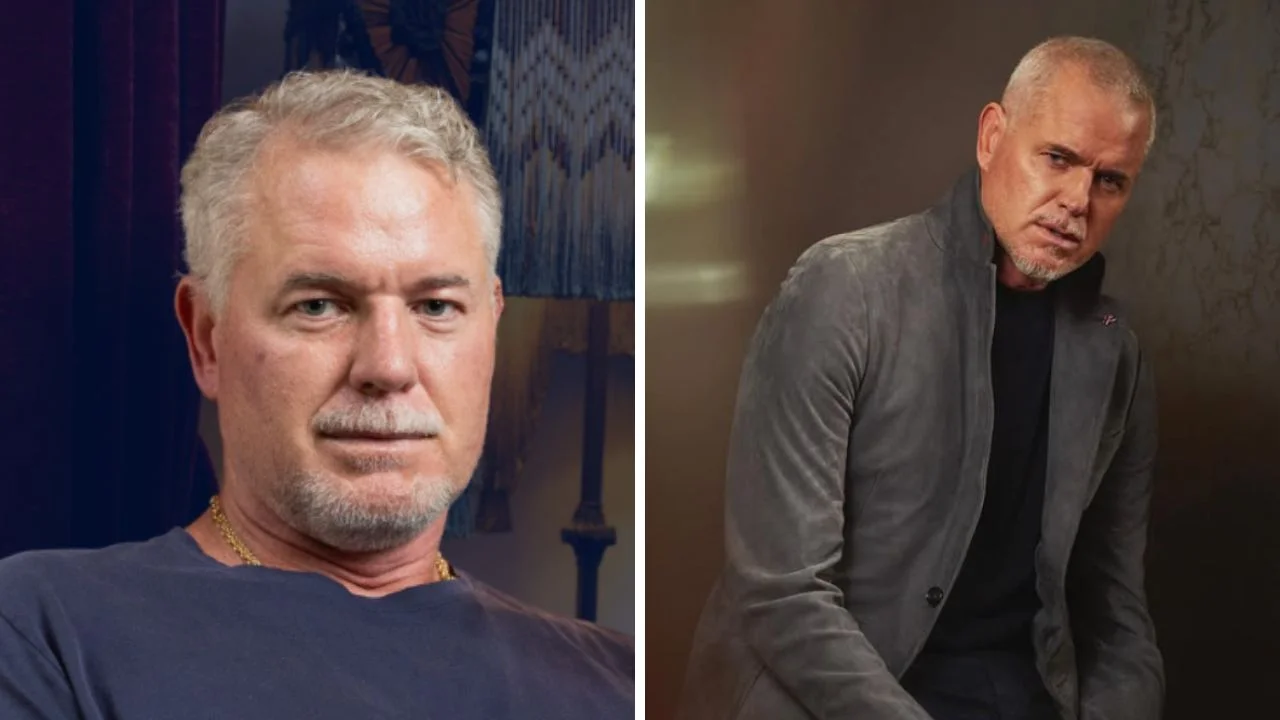 Collage de fotos del actor Eric Dane 