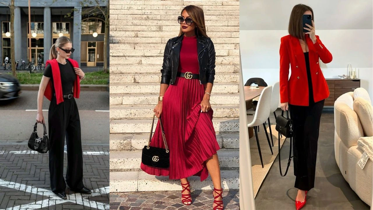 Outfits Rojo y negro