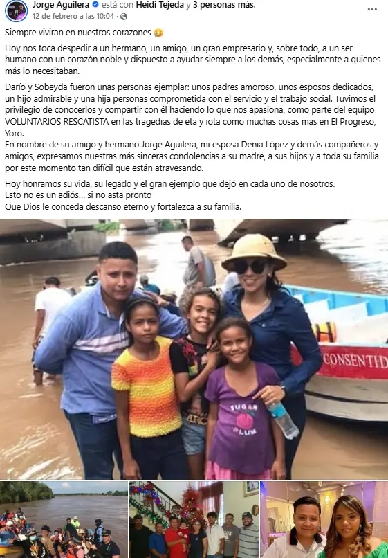 Mensaje del amigo