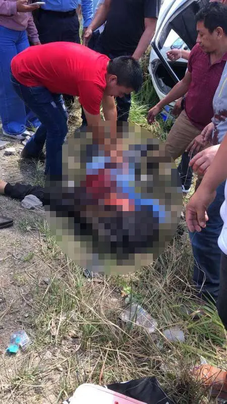 Foto del accidente donde mueren policías en Lempira