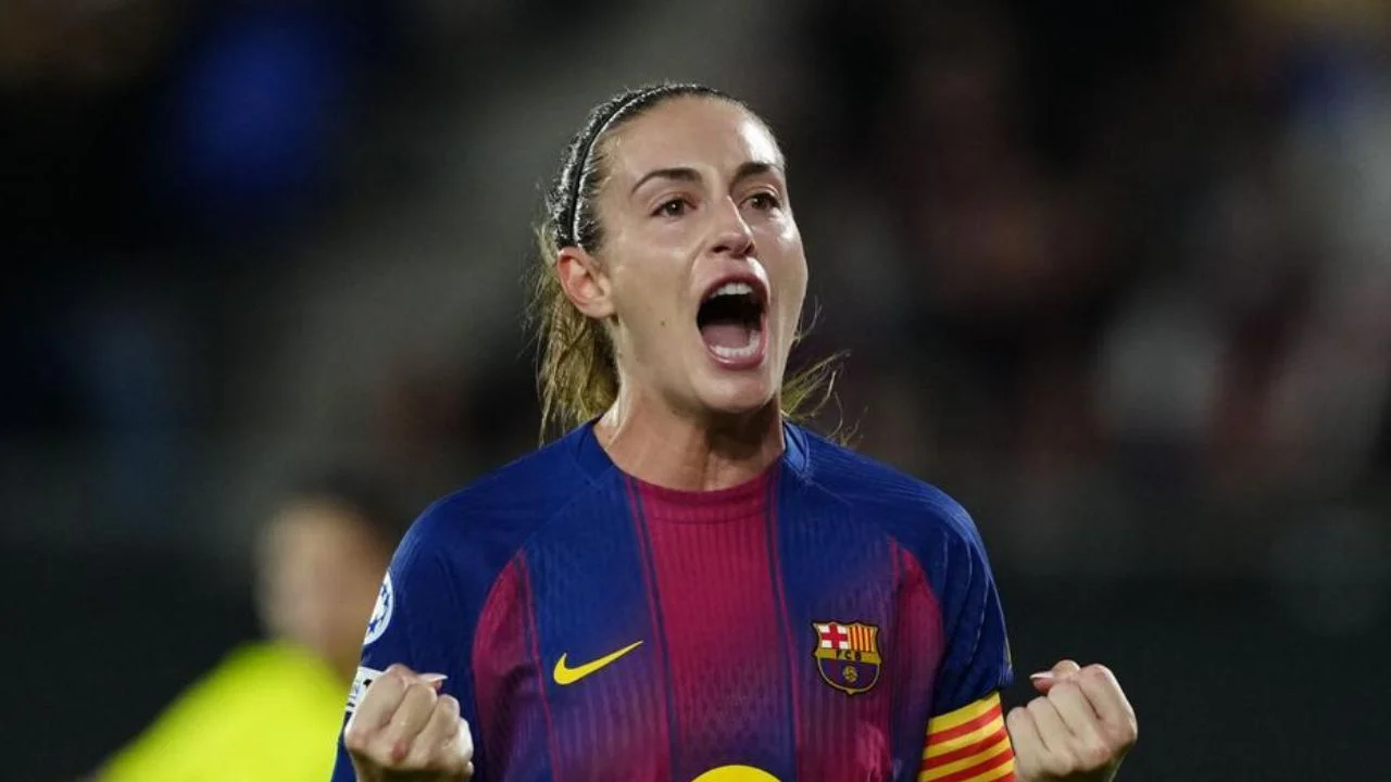 Alexia Putella en un partido con el FC Barcelona.
