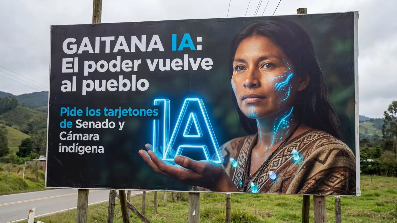 Imagen Principal de Nota: Gaitana: la candidata creada con IA que busca ser diputada en Colombia