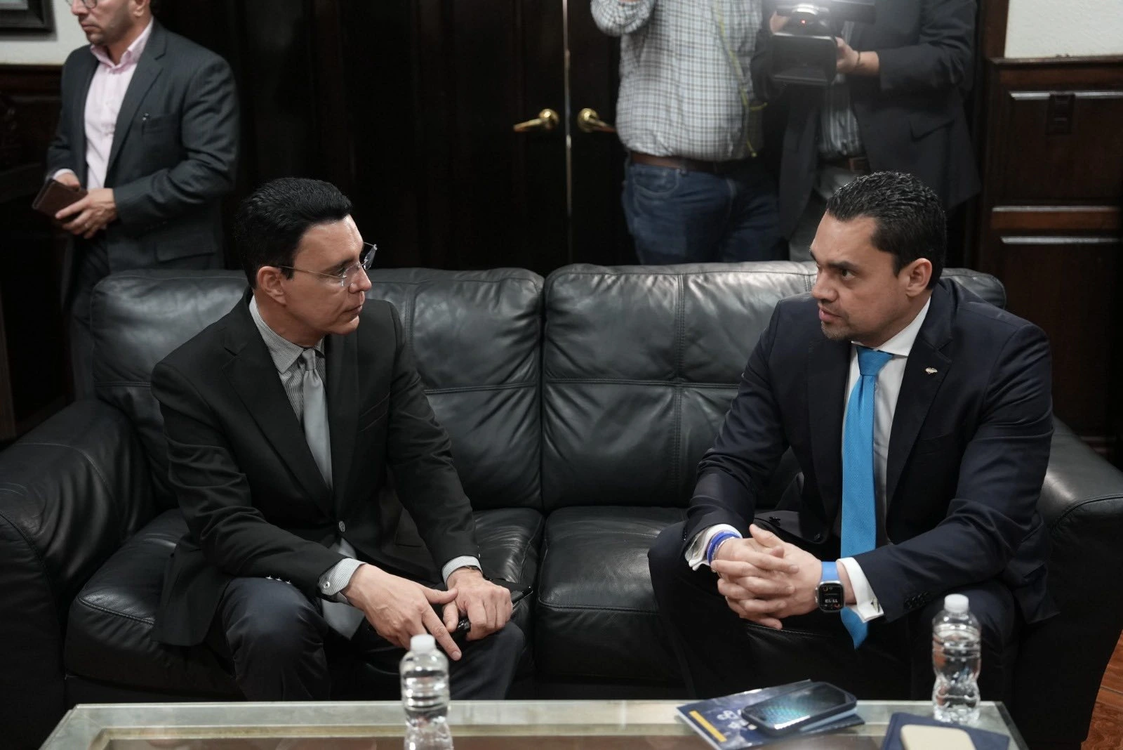 Dagoberto Aspra, PGR y Tomás Zambrano, presidente del CN.