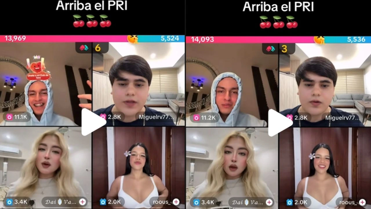 Reto de "Arriba el PRI" de Roous25 con Luis Sánchez en TikTok