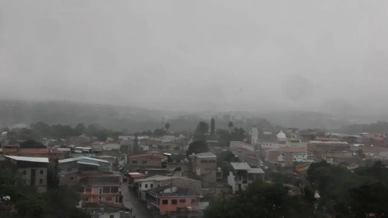 Cielo nublado en Honduras 