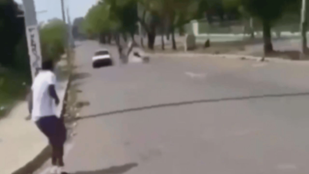 Captura de pantalla del video completo usa tu casco, el cual se hizo viral en Twitter y Telegram