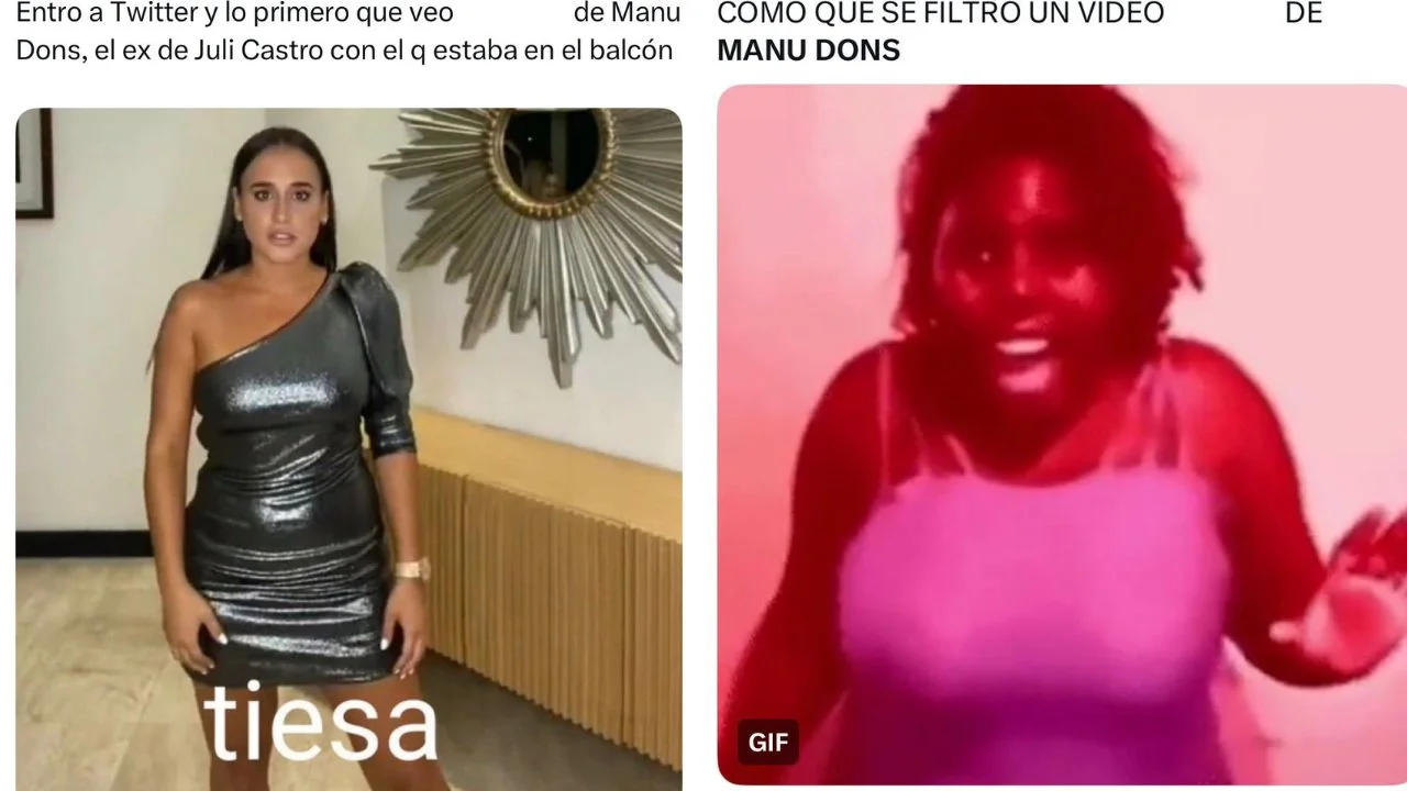 Foto de los comentarios en Twitter por supuesto video filtrado de Manu Dons 