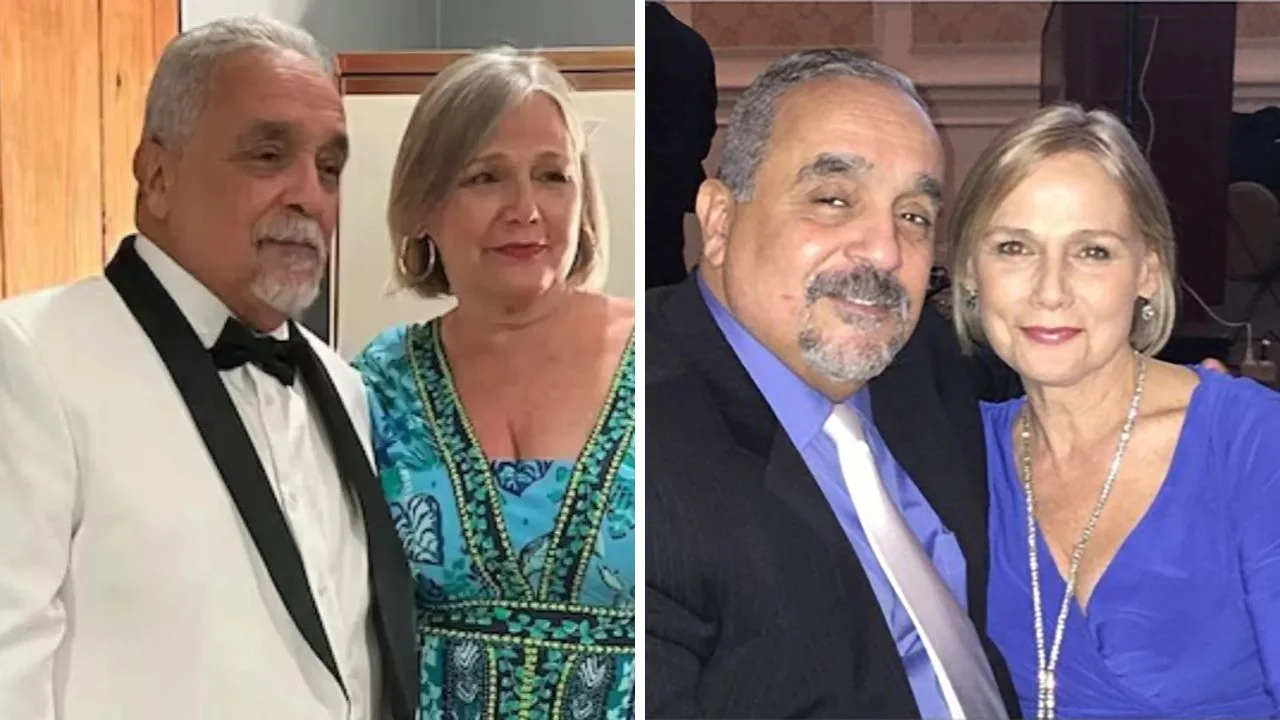 Collage de fotos de Willie Colón y su esposa Julia Colón