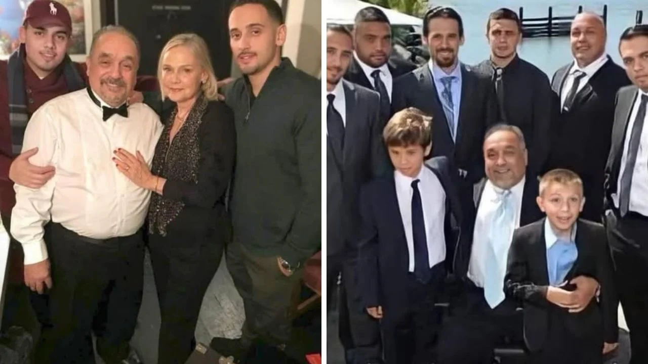 Collage de fotos de los hijos y nietos de Willie Colón