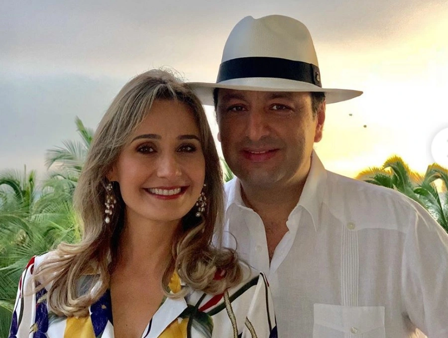 Jorge Alfredo Vargas y su esposa, Inés María Zabaraín.