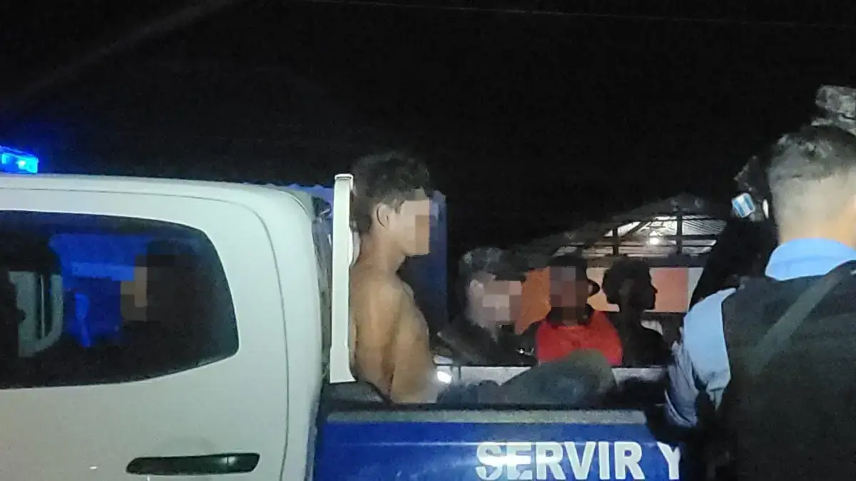 Elmer de Jesús Munguía Gonzáles durante su captura
