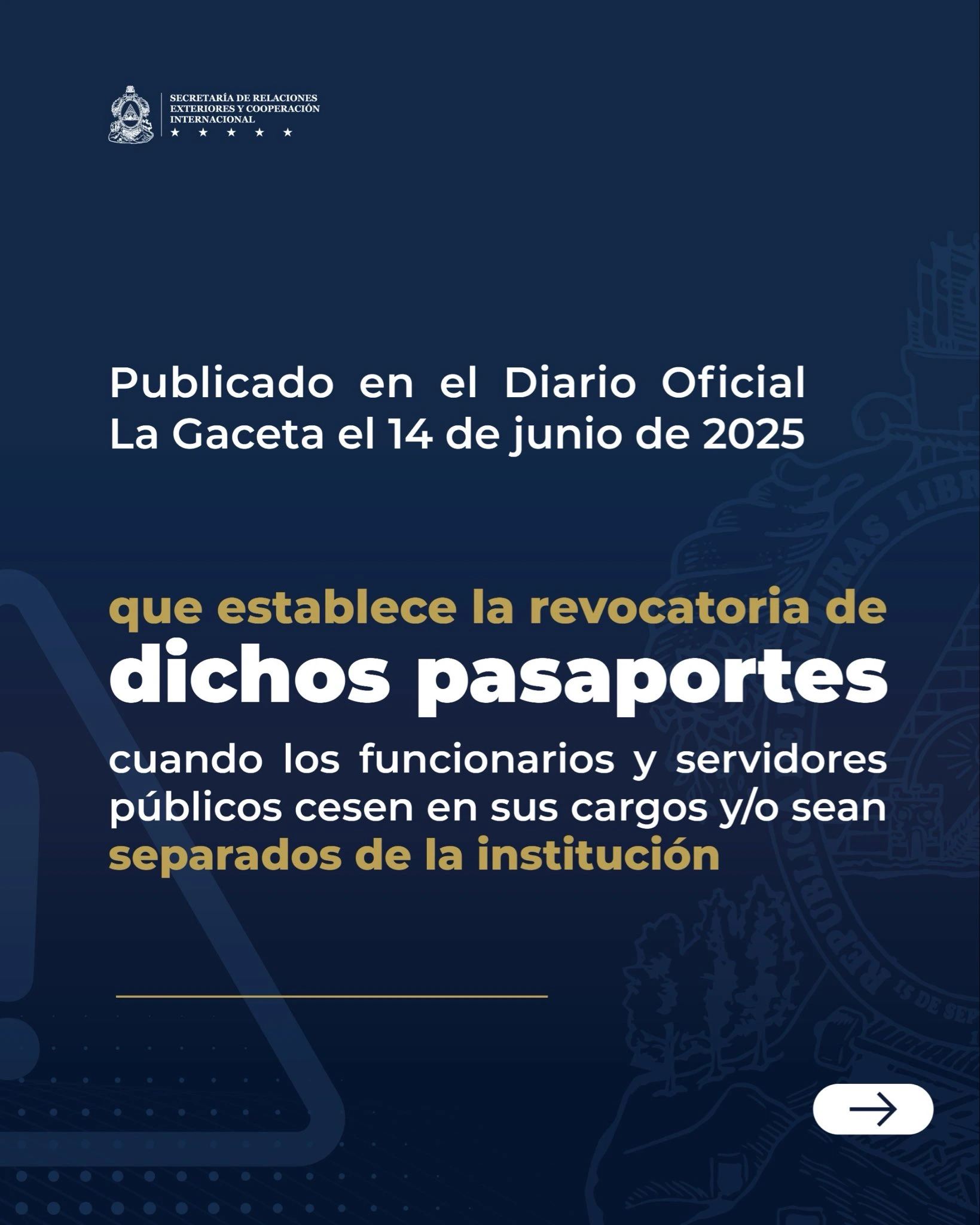 Imagen del comunicado emitido por Cancillería.