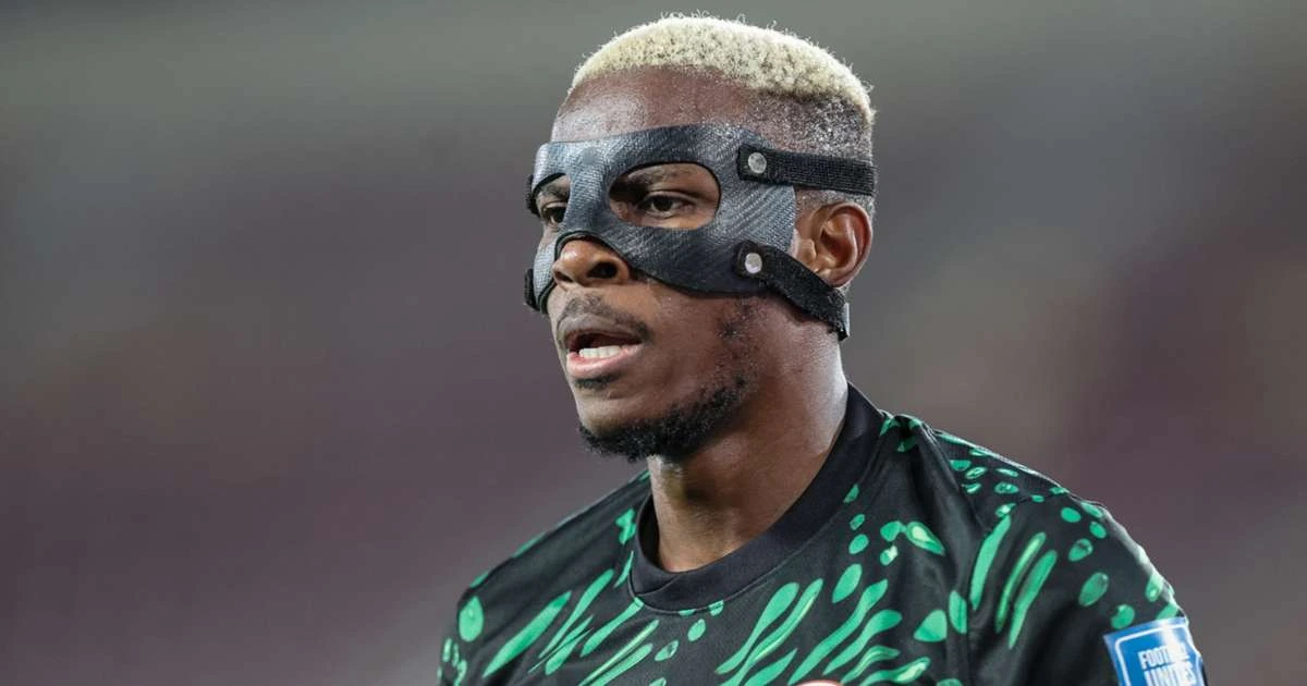 Victor Osimhen, jugador de Nigeria.