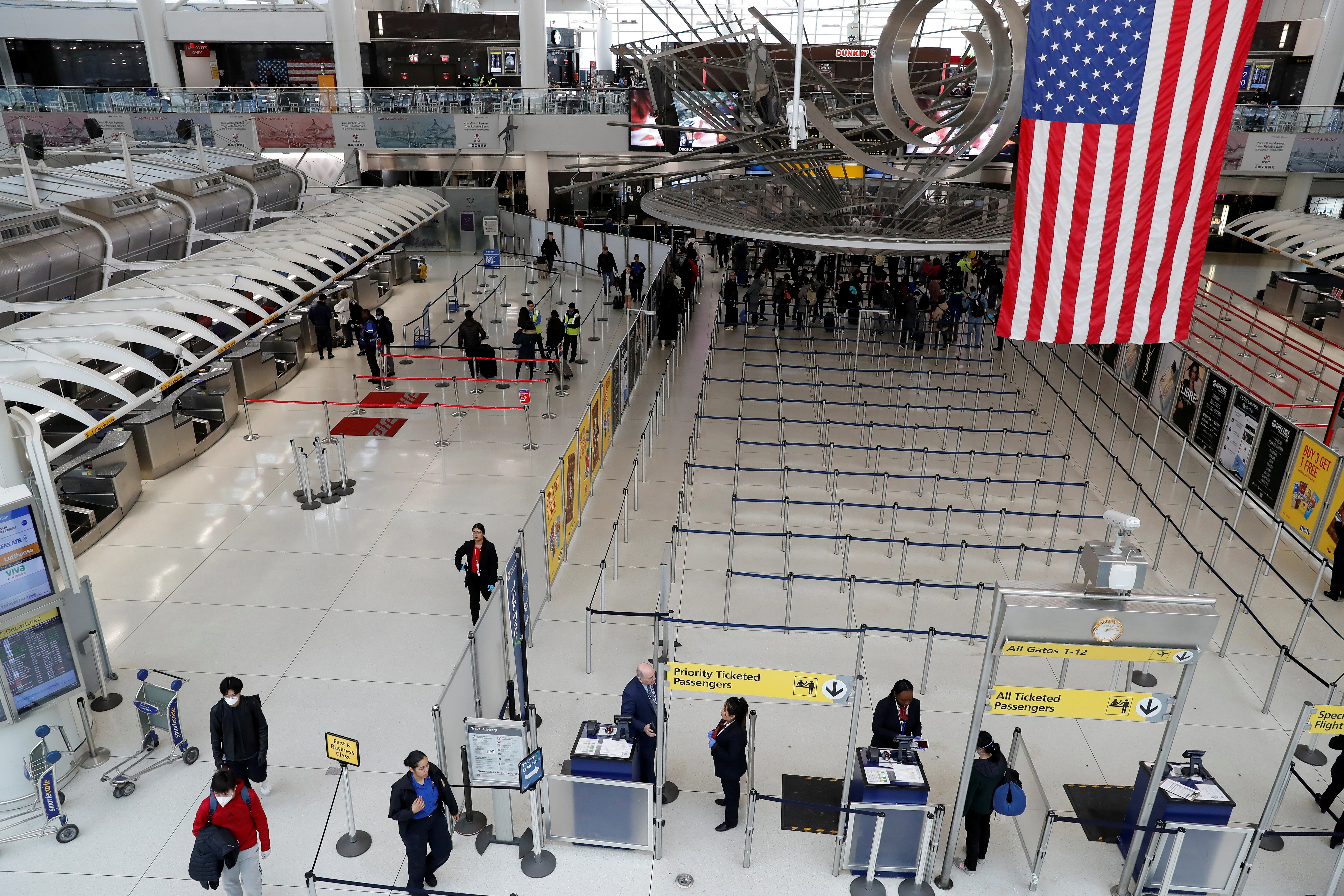 Aeropuerto de Estados Unidos.