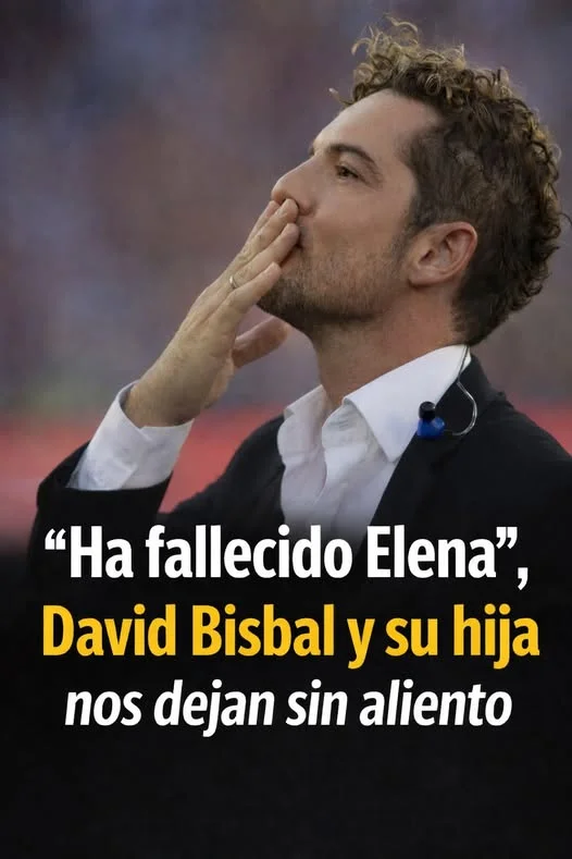 Foto de los falsos rumores que circulan en Facebook sobre la muerte de Elena, David Bisbal y su hija.