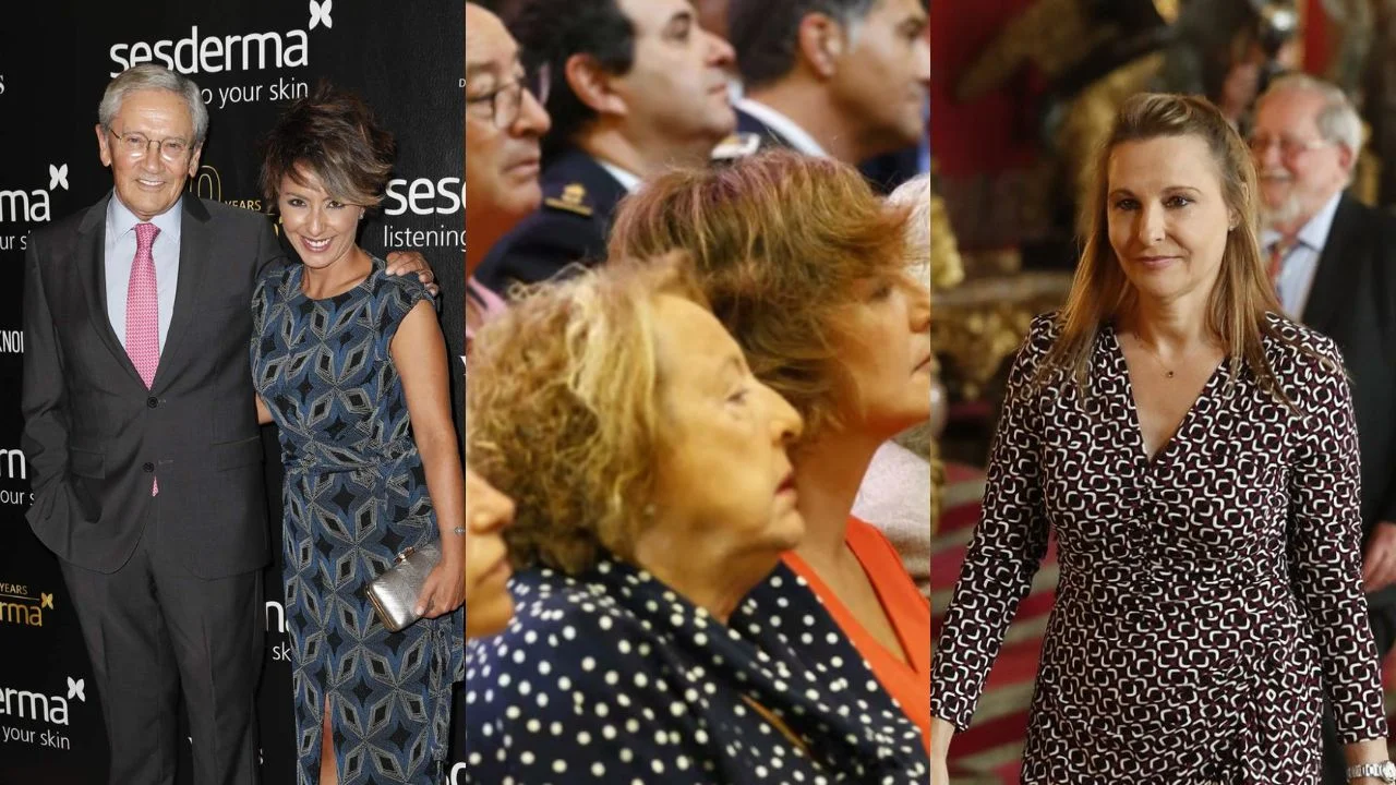 Fotografías de Fernando Ónega con Sonsoles; Marisol Salcedo con Sonsoles y Ángela Rodrigo.