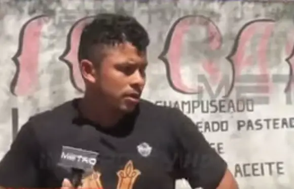 Foto del busero que arrolla al motociclista en Choluteca