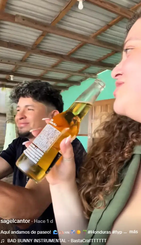 gringa viaja Honduras novio