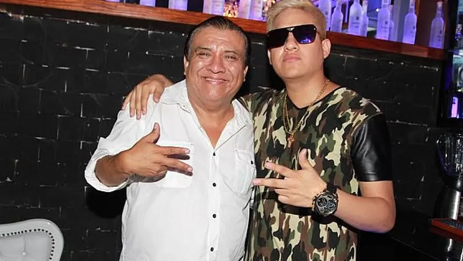Manolo Rojas y su hijo, Manuel Rojas Alayo.