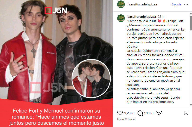 Felipe Fort es gay