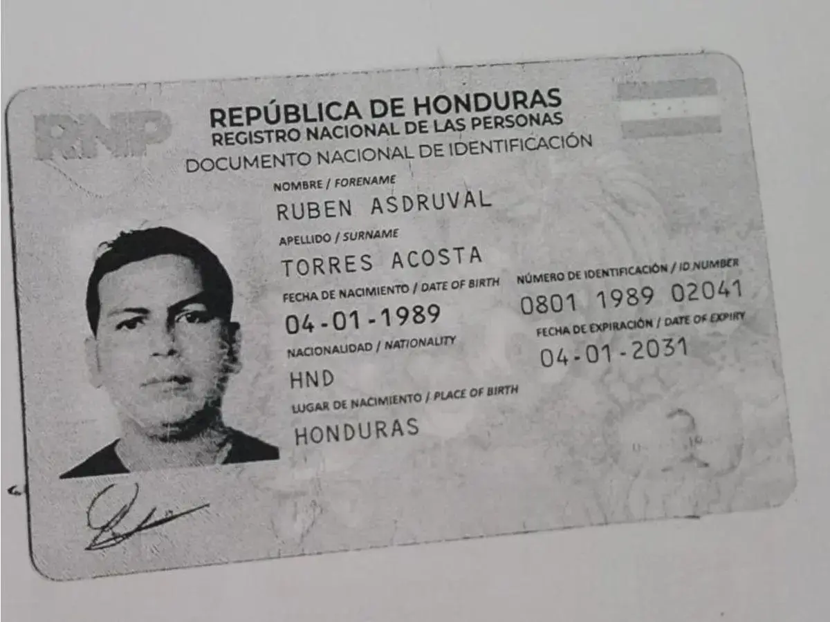 identificación hondureña