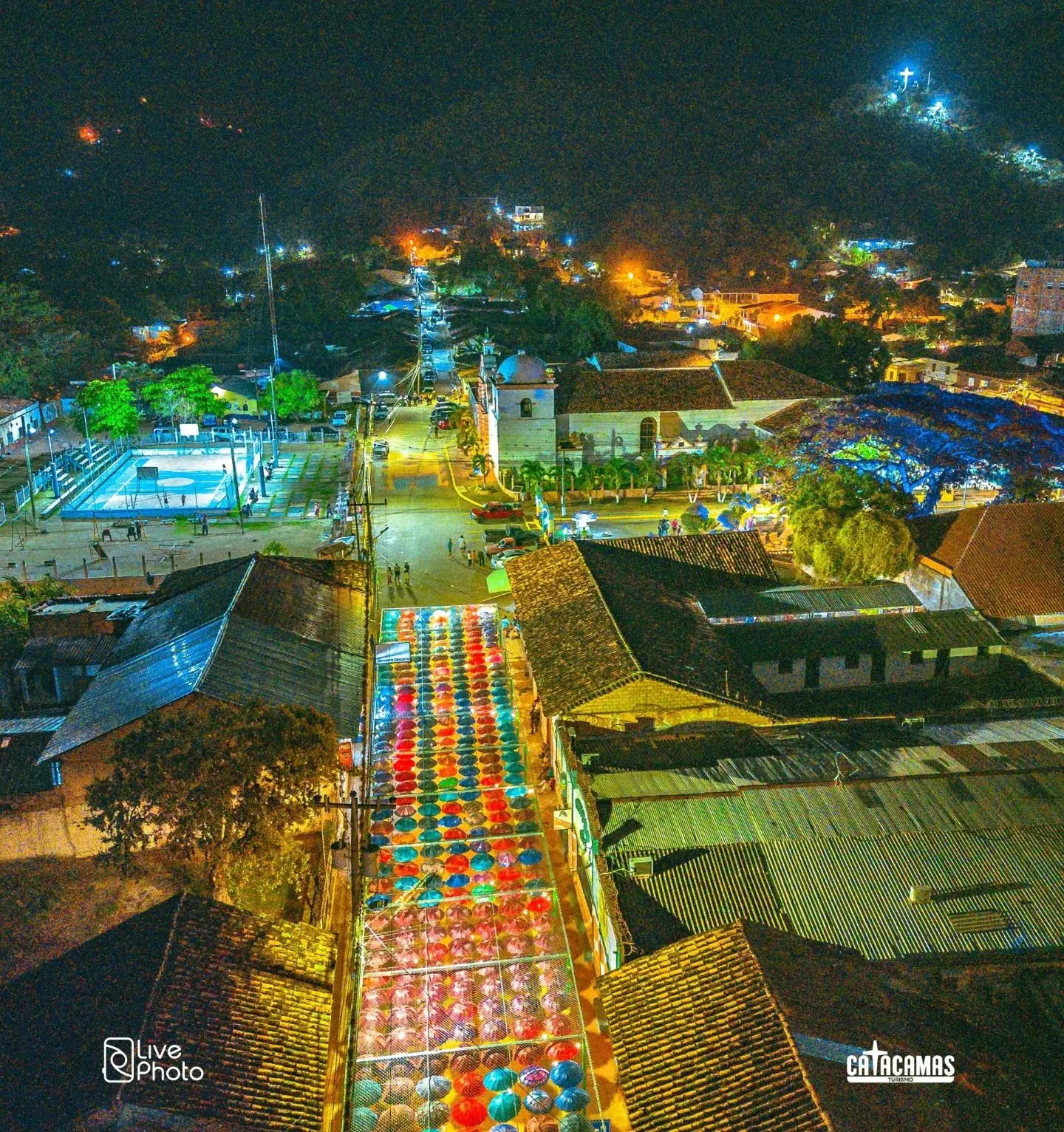 Catacamas de noche