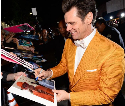 Jim Carrey es zurdo?
